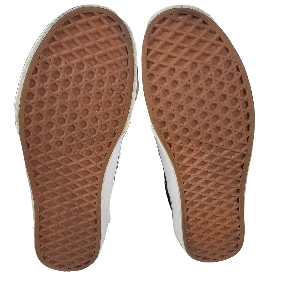 Vans Classic Slip On Calf Hair Tan Checkerboard Sneakers Men's Size 8.5 Womens 9 - Picture 8 of 10